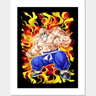 MASTER ROSHI MERCH VTG Posters and Art